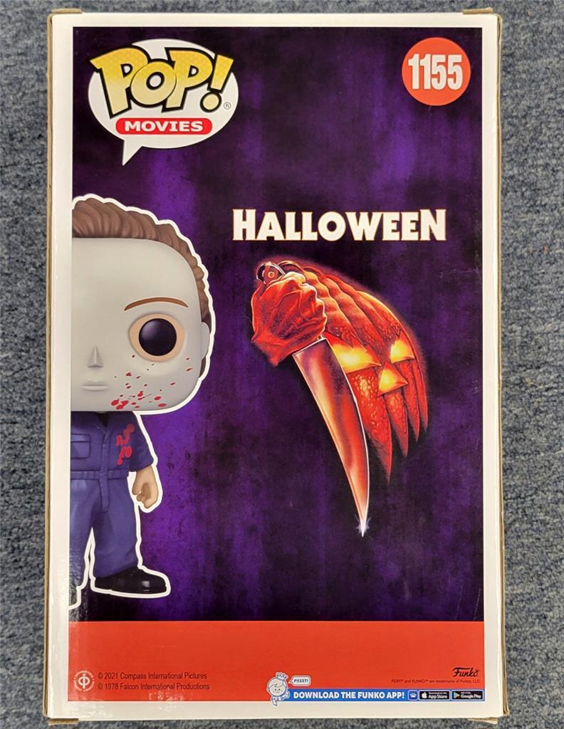 Nick Castle signed Michael Myers 10" Specialty Series Funko Pop! Figure auto BAS