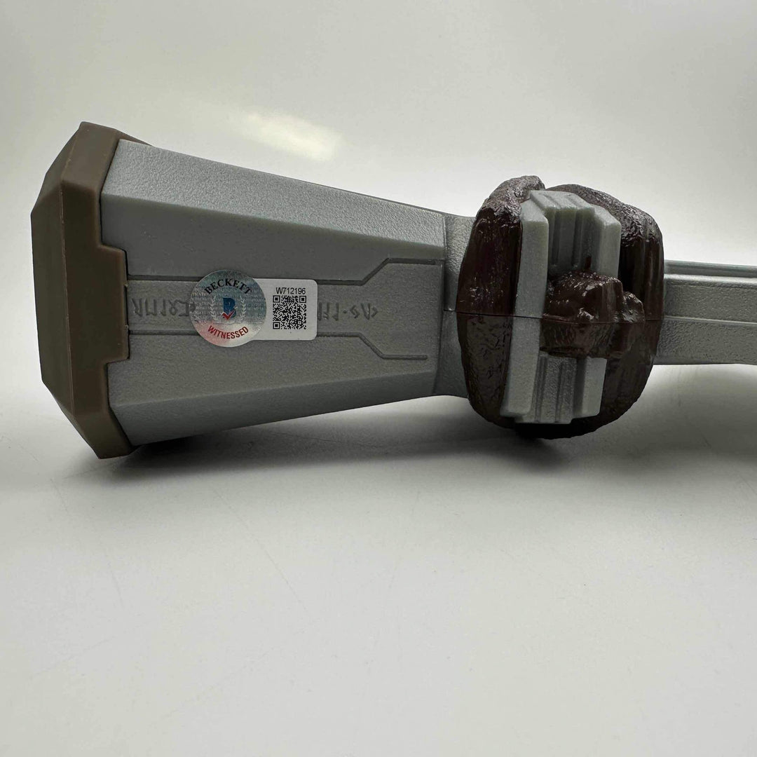 Autographed/Signed Chris Hemsworth Thor Stormbreaker 14" Axe Replica Beckett COA
