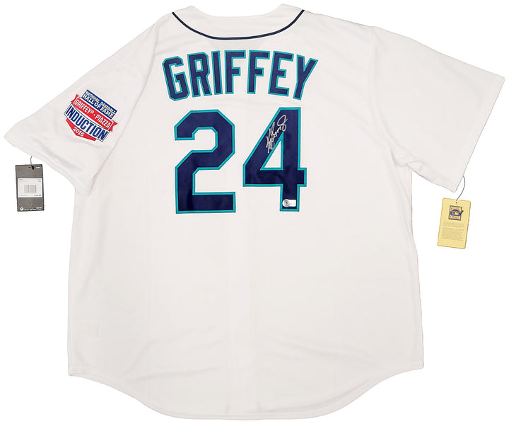 Seattle Mariners Ken Griffey Jr. Signed White Nike Cooperstown Edition Jersey