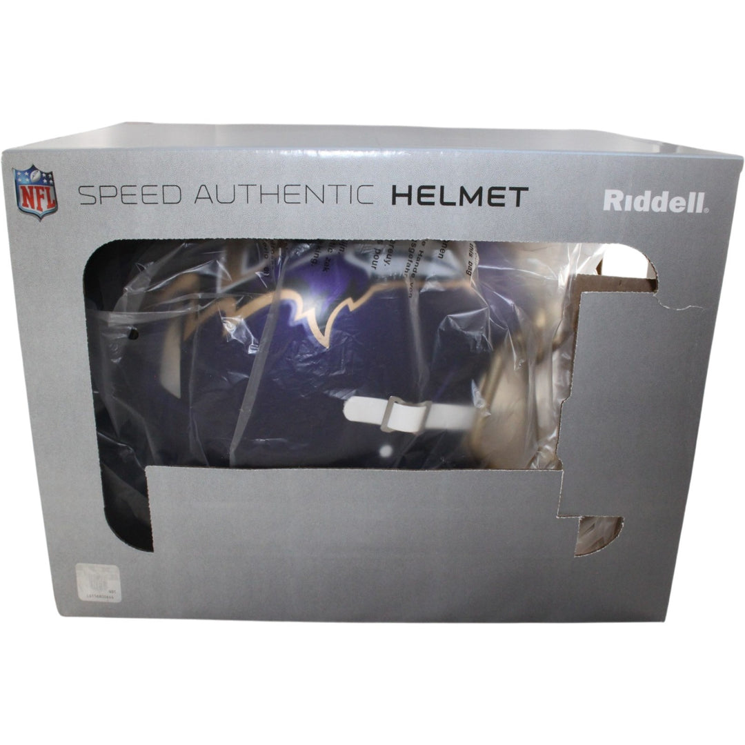 Ray Lewis Signed Baltimore Ravens Authentic 2026 ALT #1 Helmet Beckett WIT 57521