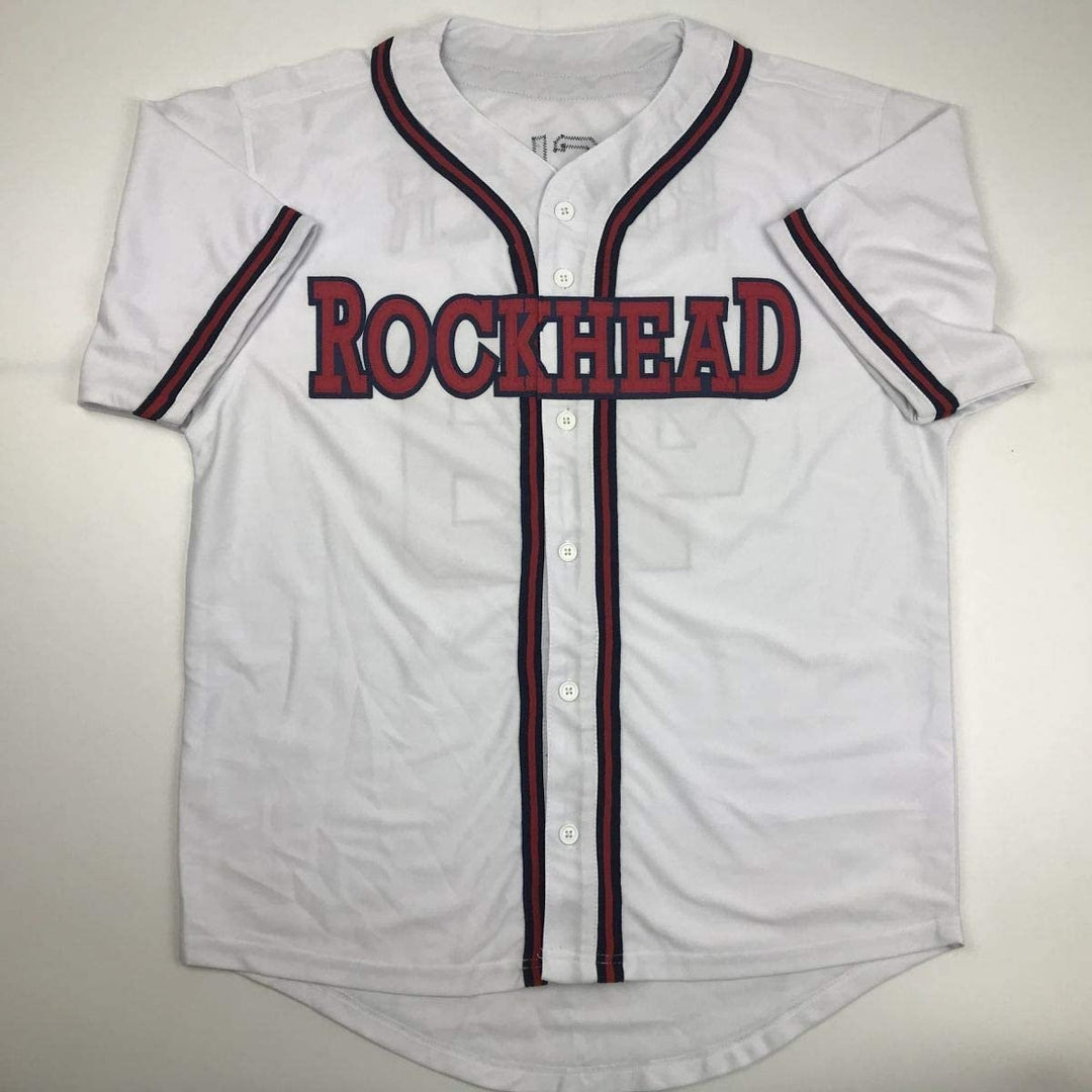 Autographed/Signed JOHN ROCKER Atlanta White Jersey PSA/DNA COA Auto