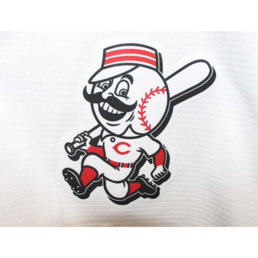 Elly De La Cruz Autographed Cincinnati Reds Nike White XL Jersey Beckett 56468
