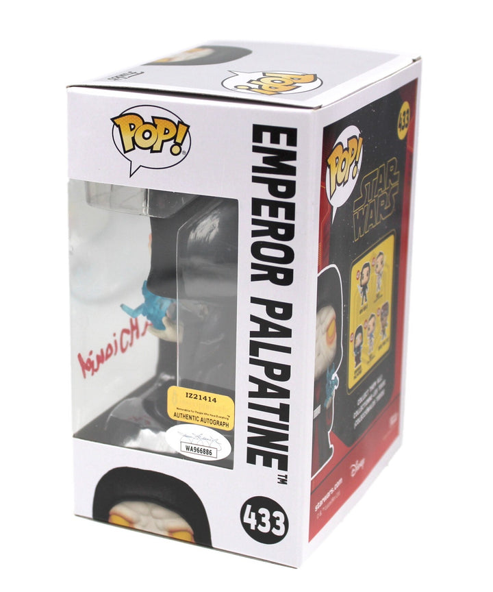 Ian McDiarmid Autographed Funko Pop Star Wars Emperor Palpatine 433 JSA IGM COA