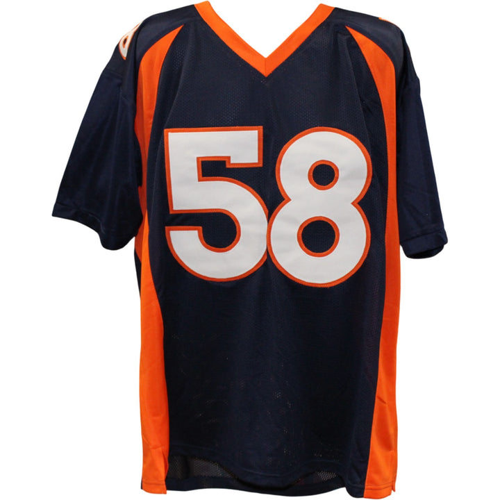 Von Miller Autographed Pro Style Size XL Blue Jersey Beckett Witness 54738
