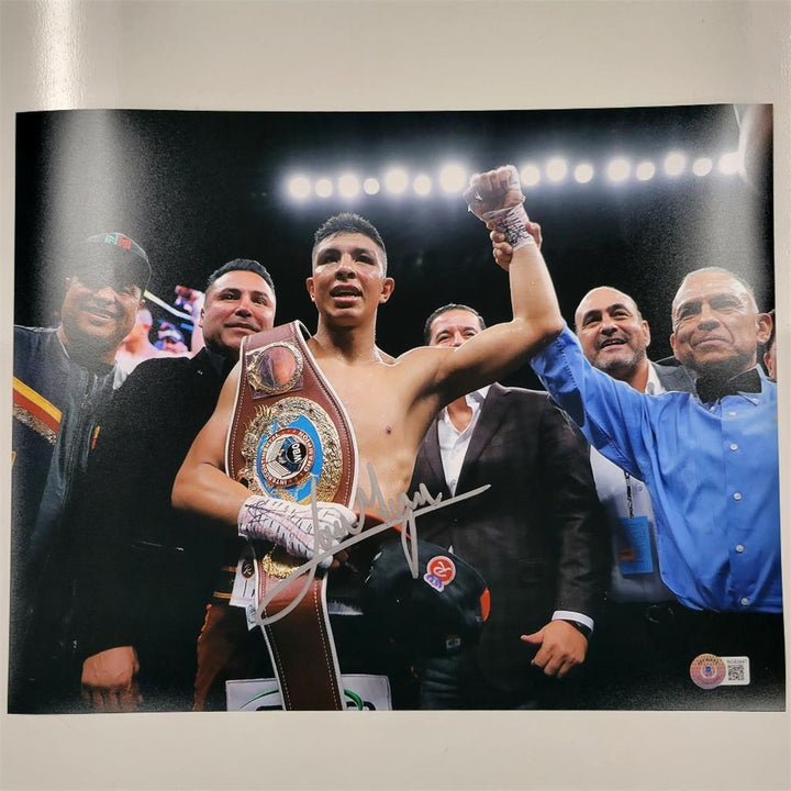 Jaime Munguia signed 11x14 photo boxing autograph ~ Beckett BAS Holo