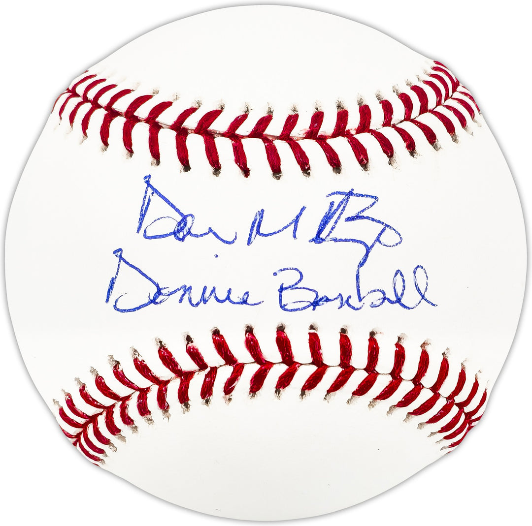 Don Mattingly Signed Official MLB Baseball Yankees "Donnie Baseball" Beckett Wit