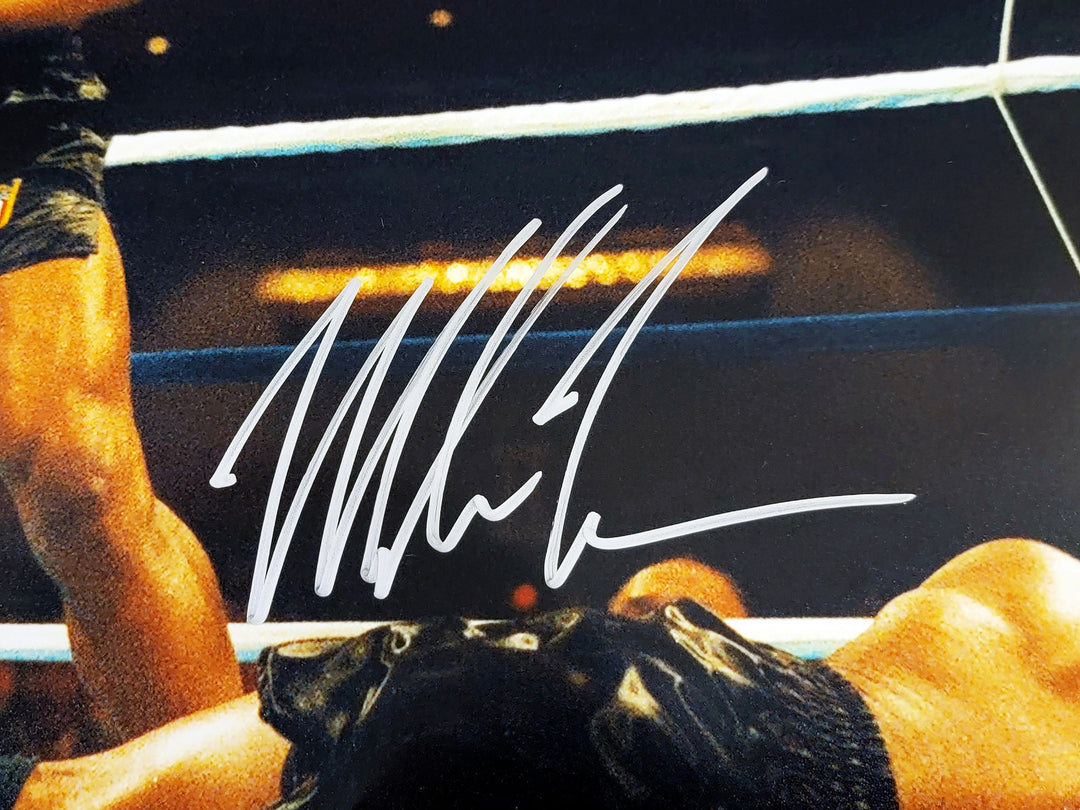 Mike Tyson Autographed 16x20 Photo Framed vs. Berbick Signed BAS Memorabilia