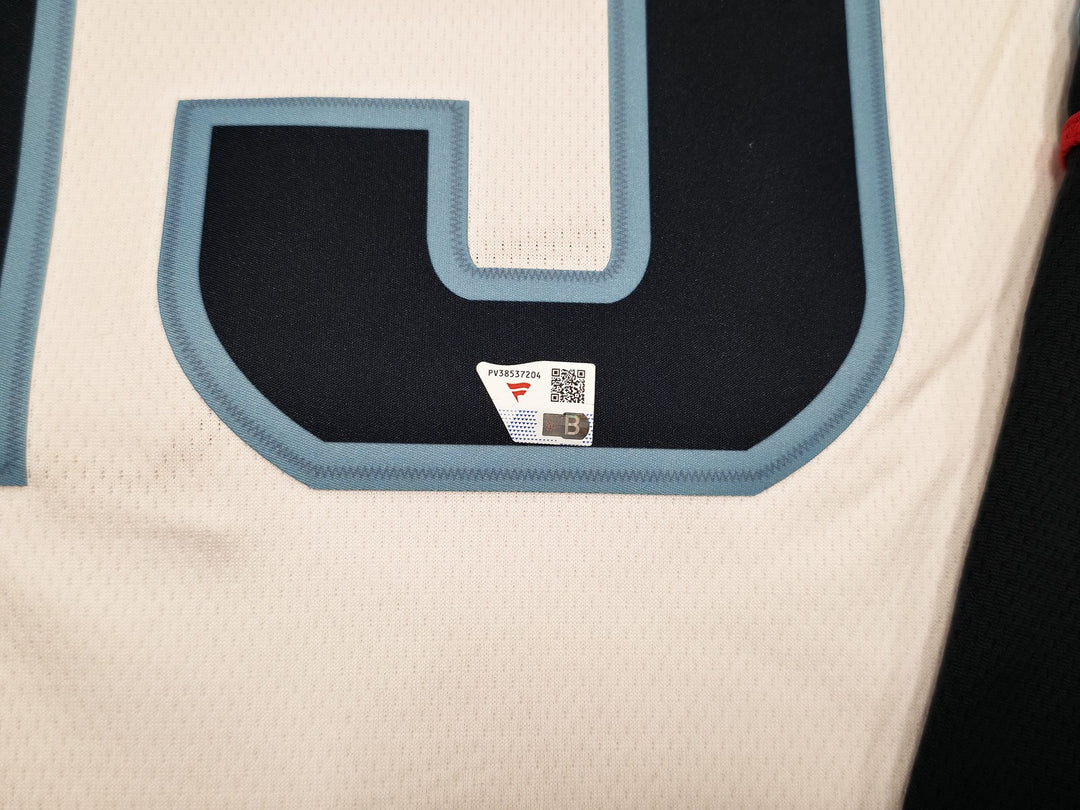 Seattle Kraken Brandon Tanev Signed White Fanatics Jersey Size XL Fanatics Holo