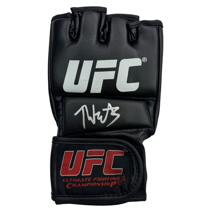 Autographed/Signed Terrance McKinney UFC MMA Fighting Black Glove JSA COA