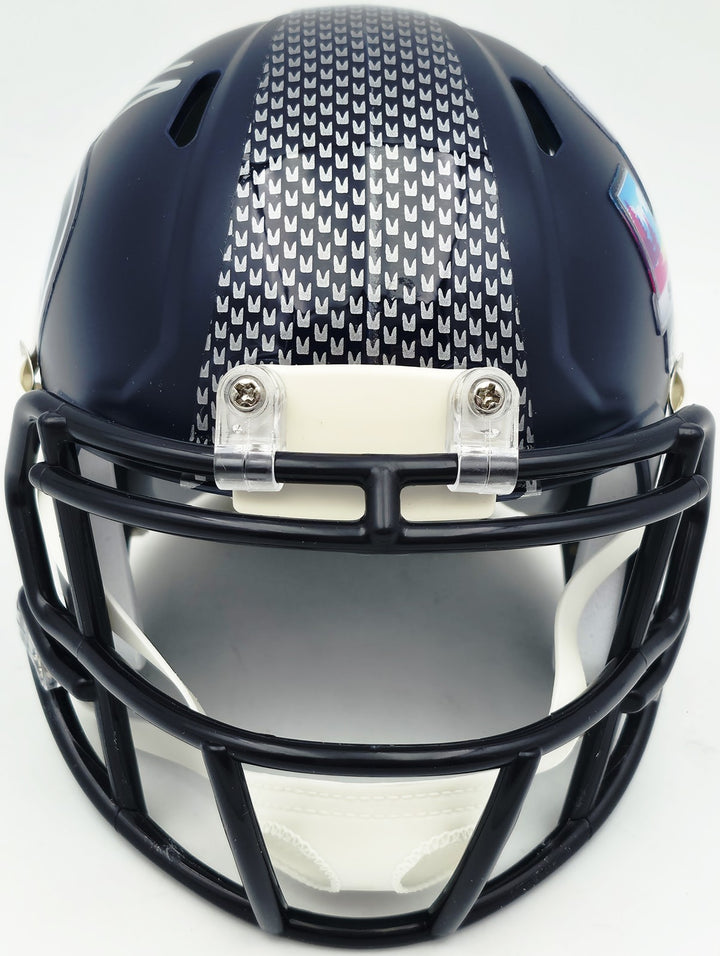 Mike Macdonald Signed Seahawks SB LX Champions Speed Mini Helmet BAS