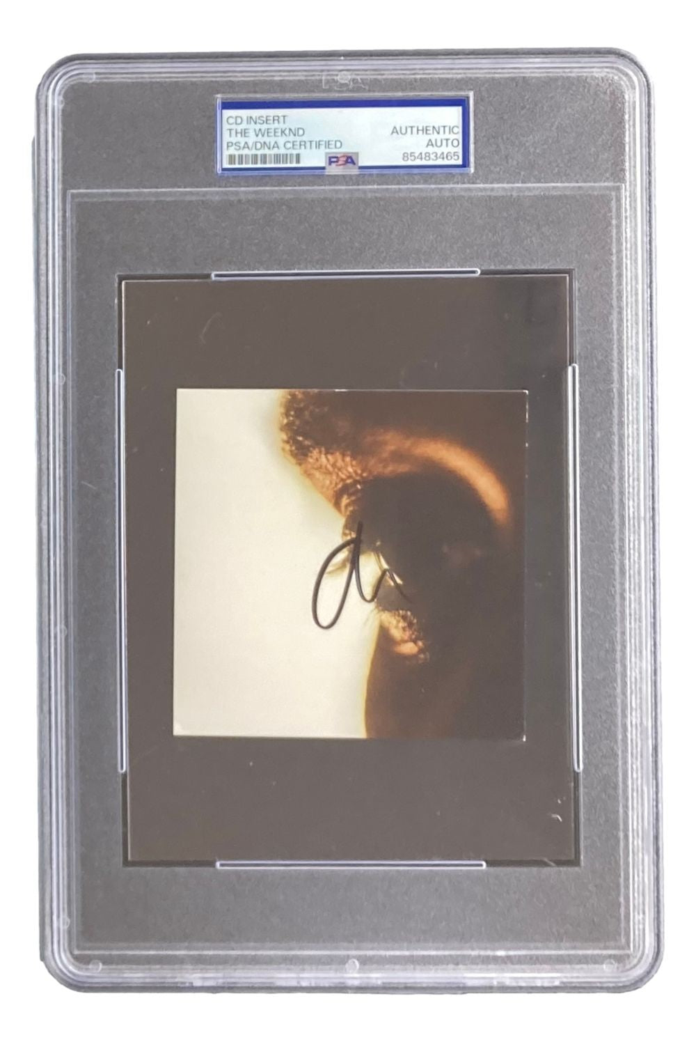 The Weeknd Signed Slabbed Hurry Up Tomorrow CD Insert PSA