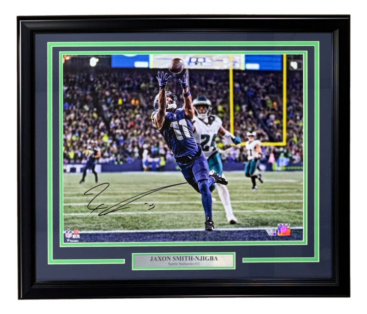 Jaxon Smith-Njigba Signed Framed 16x20 Seattle Seahawks Photo Fanatics