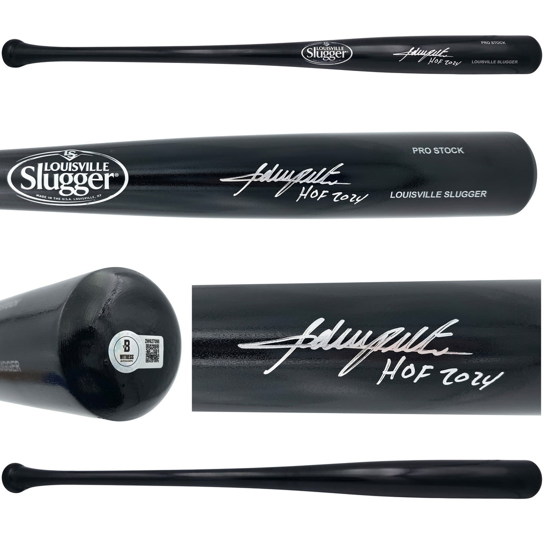 Adrian Beltre Auto Black L Slugger Pro Stock Baseball Bat Rangers HOF 24 Beckett