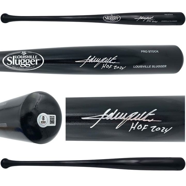Adrian Beltre Auto Black L Slugger Pro Stock Baseball Bat Rangers HOF 24 Beckett