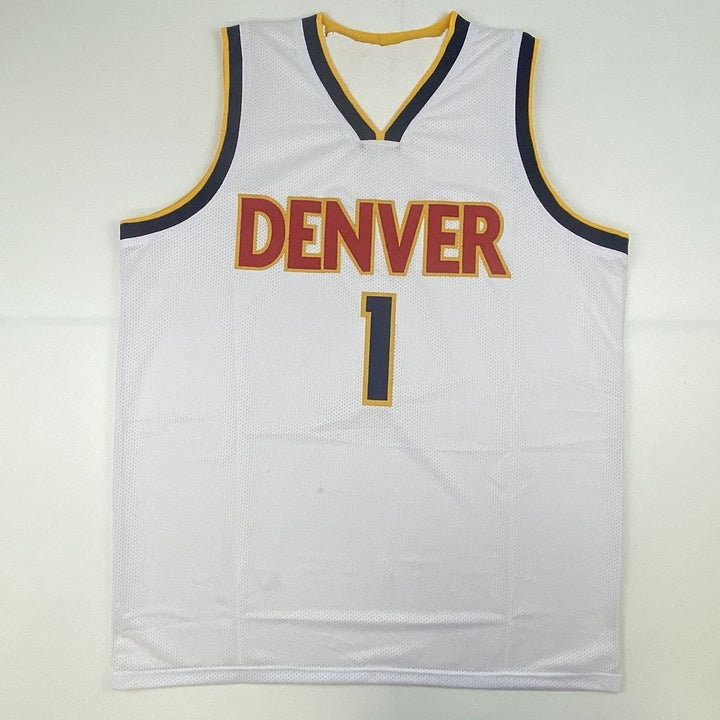 Autographed/Signed MICHAEL PORTER JR Denver White Jersey PSA/DNA COA