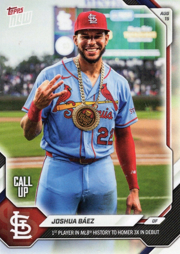 2026 Topps Now Joshua Baez #555SP Rookie RC Baseball Card