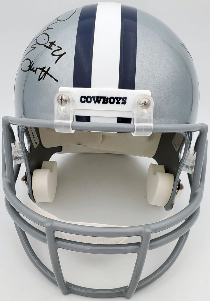 Ezekiel Elliott Signed Dallas Cowboys Full Size Replica Helmet Beckett BAS
