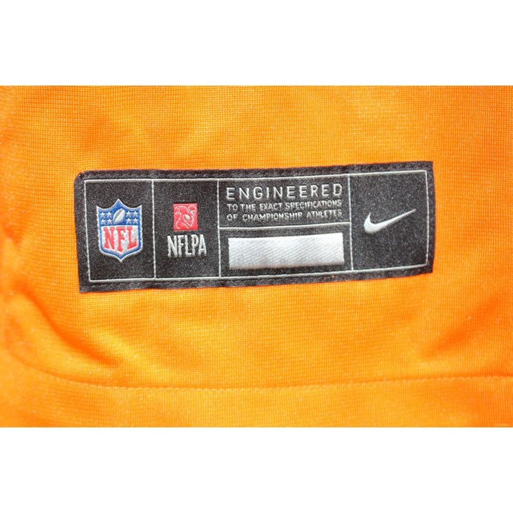 Bo Nix Autographed Denver Broncos Orange Nike Sz XL Jersey Beckett Witness 56426