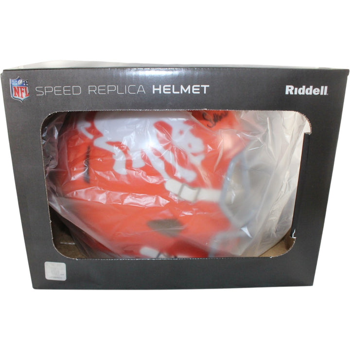 Patrick Surtain Autographed Denver Broncos F/S TB Helmet Beckett Witness 56410