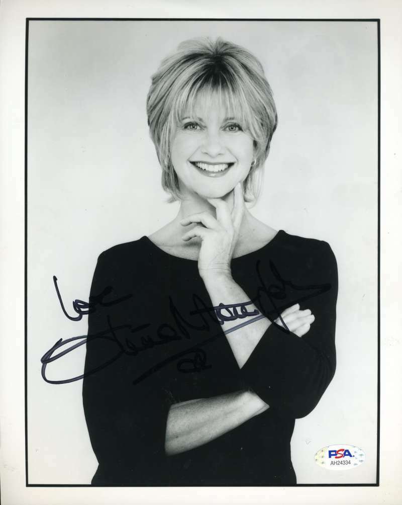 Olivia Newton John Psa Dna Coa Signed 8x10 Photo Autographed