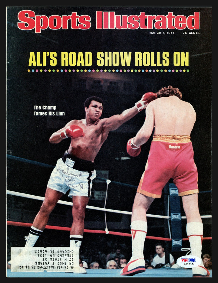 Muhammad Ali Signed Sports Illustrated Magazine Cover "Oct 4-81" PSA/DNA #S01615