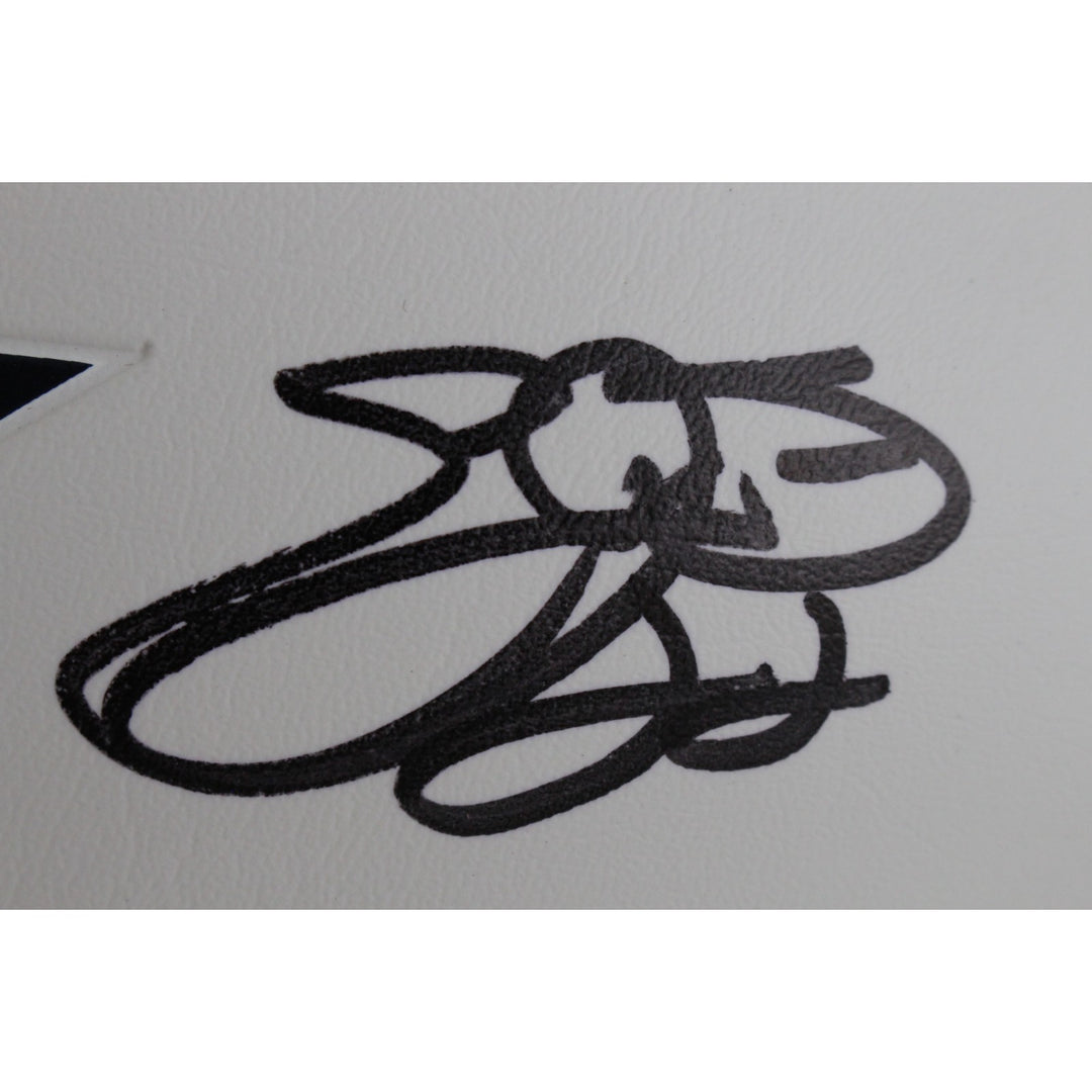 Emmitt Smith Tony Dorsett Autographed Dallas Cowboys Logo Football Beckett 50844