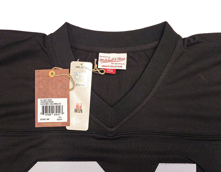 Raiders Bo Jackson Auto Black Authentic Mitchell Ness Throwback Jersey XXL BAS