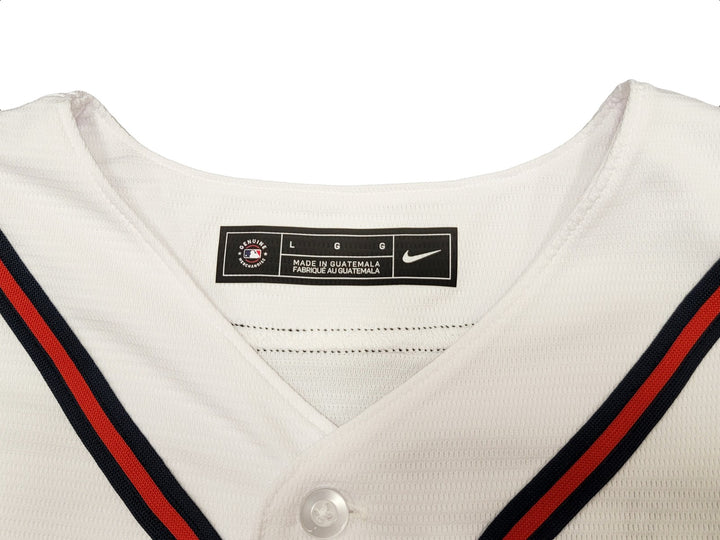 Atlanta Braves Ronald Acuna Jr. Signed White Nike Jersey Size Large Beckett