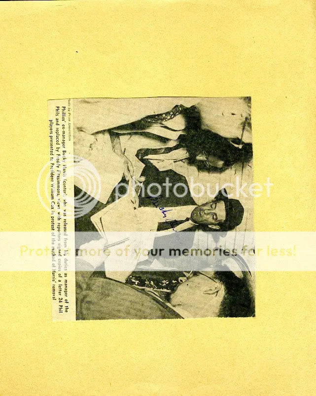 Bucky Harris Vintage Jsa Authenticated Autograph 4x5 Photo Signed