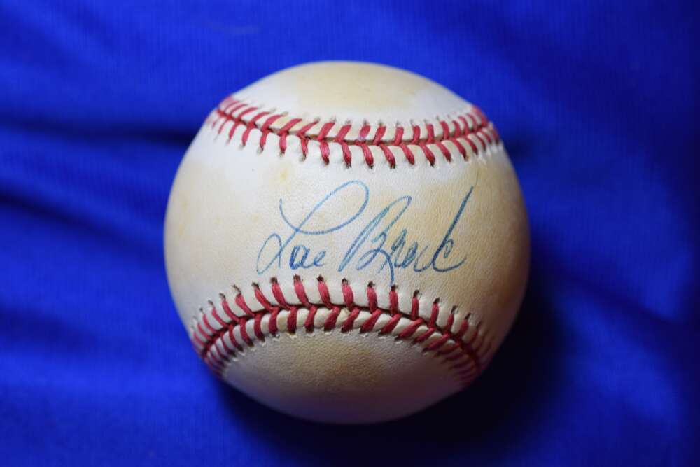 Lou Brock PSA DNA Autograph National League Signed Baseball