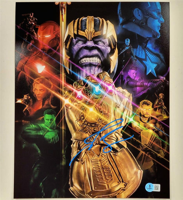 Josh Brolin signed Marvel Avengers 11x14 photo Thanos autograph ~ Beckett BAS