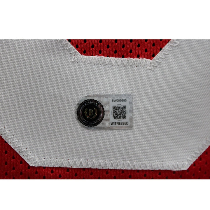 Archie Griffin Autographed College Style XL Jersey Red 74/75 HT BAS W 58512