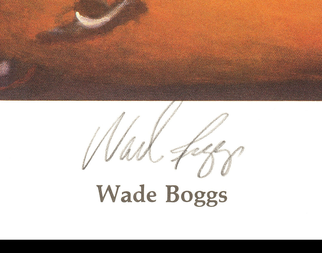 Wade Boggs & Tony Gwynn Signed 19x24 Lithograph Photo Red Sox & Padres #/2500