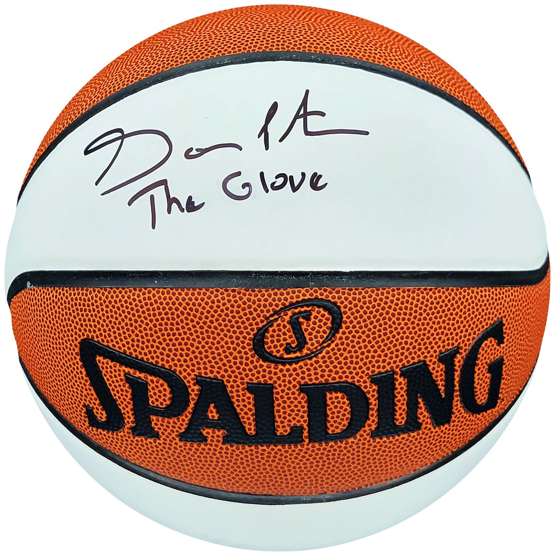 Gary Payton Auto Official Spalding White Basketball Supersonics The Glove Becket