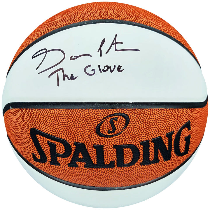Gary Payton Auto Official Spalding White Basketball Supersonics The Glove Becket