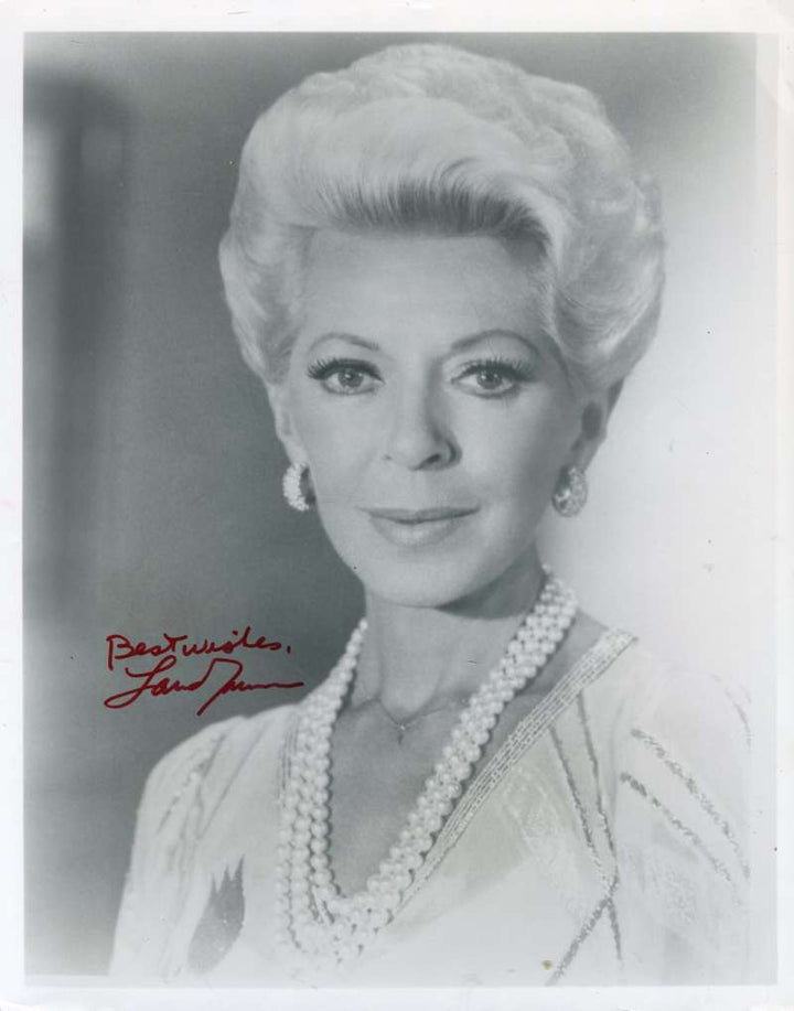 Lana Turner Psa/dna Hand Signed 8x10 Photo Authentic Autograph