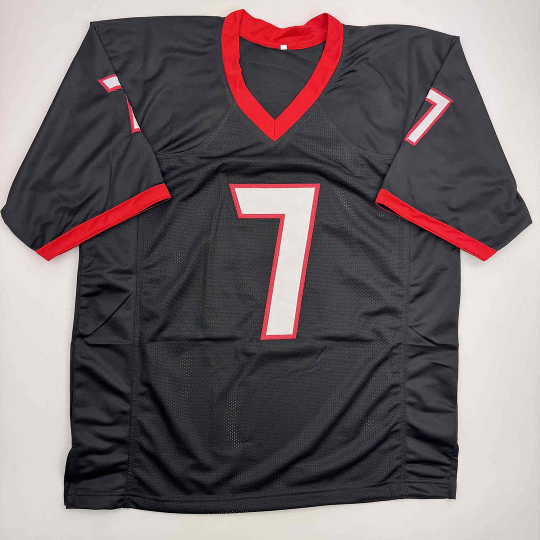 Autographed/Signed D'ANDRE SWIFT Georgia Black College Football Jersey JSA COA