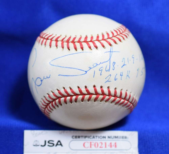 Luis Tiant JSA COA Autograph American League OAL Signed Baseball