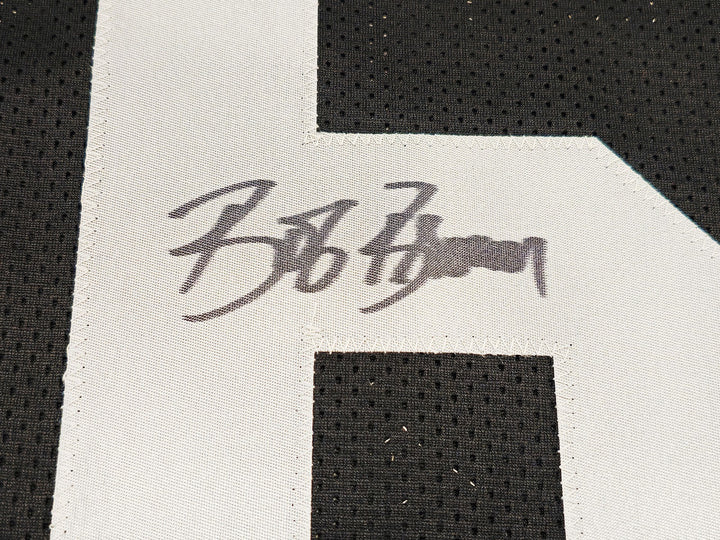 Oakland Raiders Bob Brown Autographed Signed Black Jersey "HOF 04" Beckett