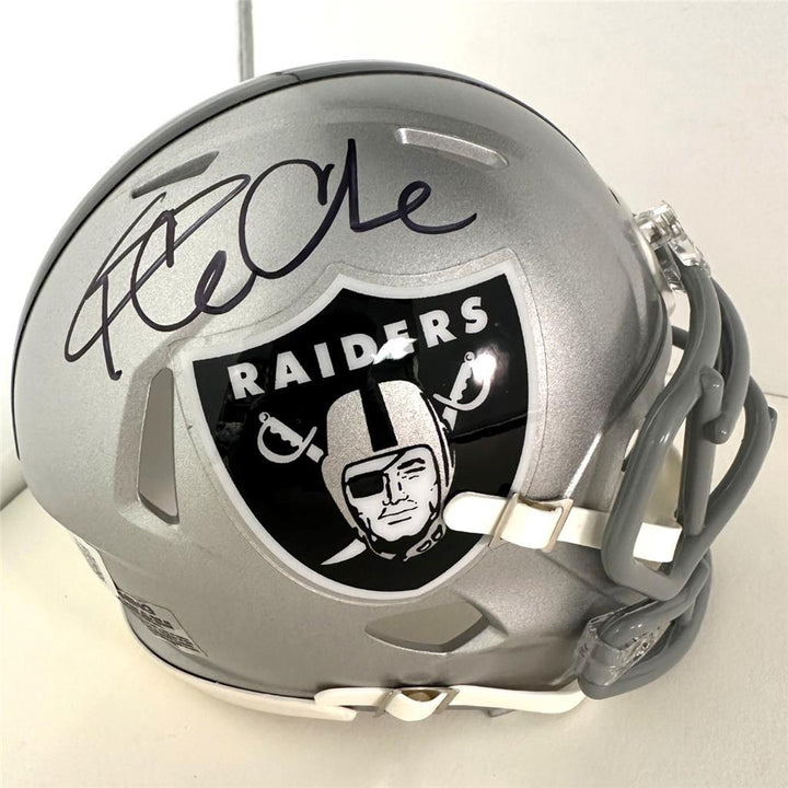 Ice Cube signed Raiders Mini Helmet autograph NWA Rapper ~ Beckett BAS