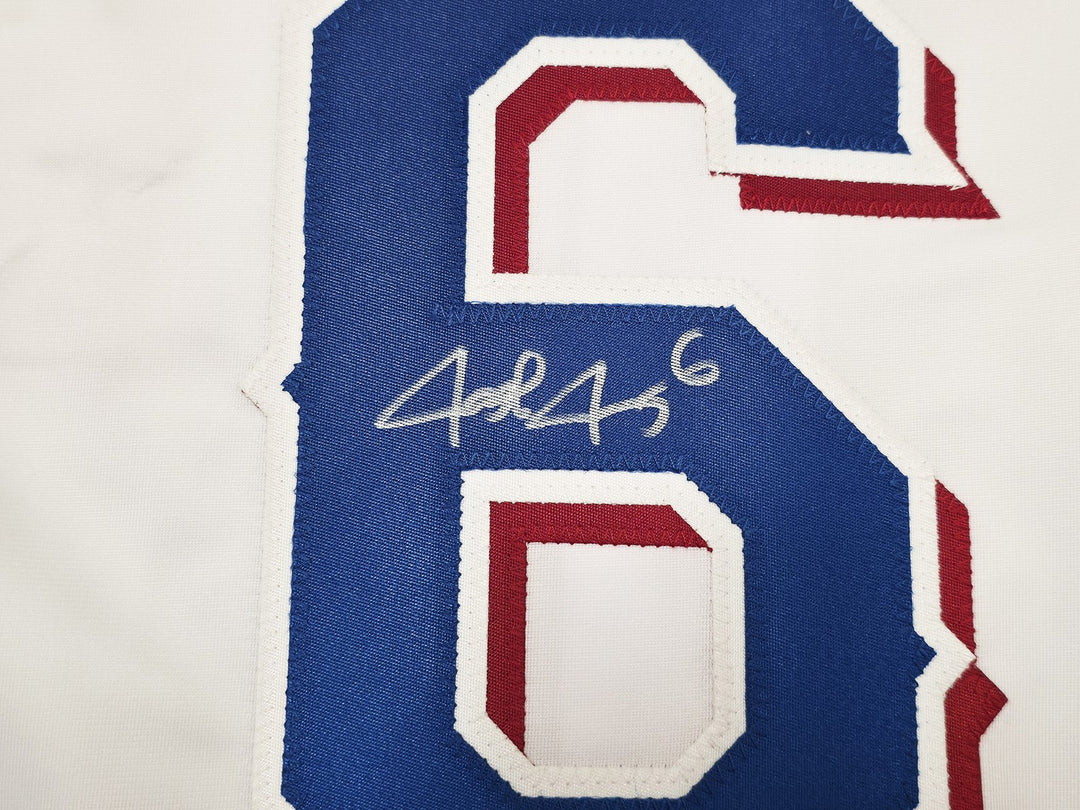Texas Rangers Josh Jung Signed White Jersey Beckett Witness