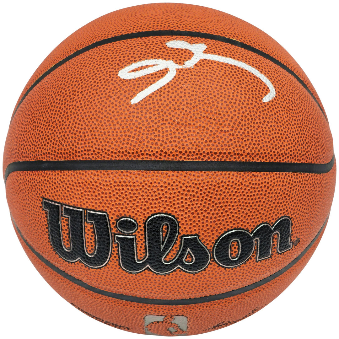 Allen Iverson Auto Signed Sig Series Indoor/Outdoor Basketball 76ers Beckett Wit