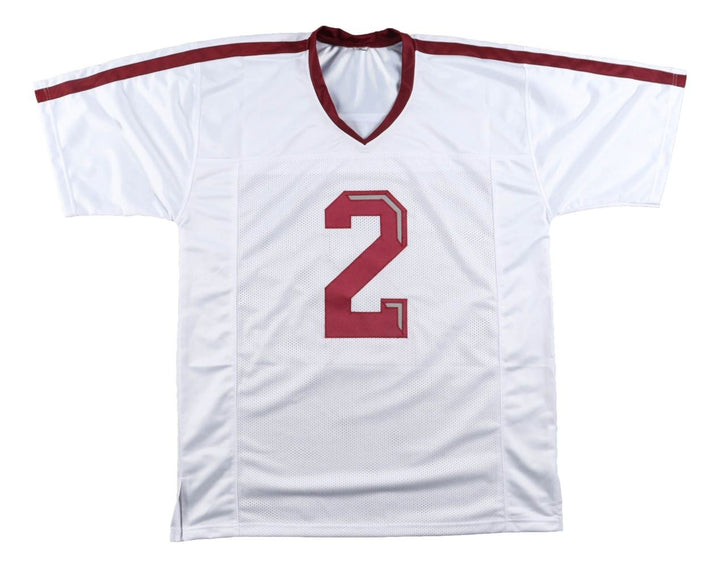Johnny Manziel Texas A&M Signed White College Football Jersey BAS