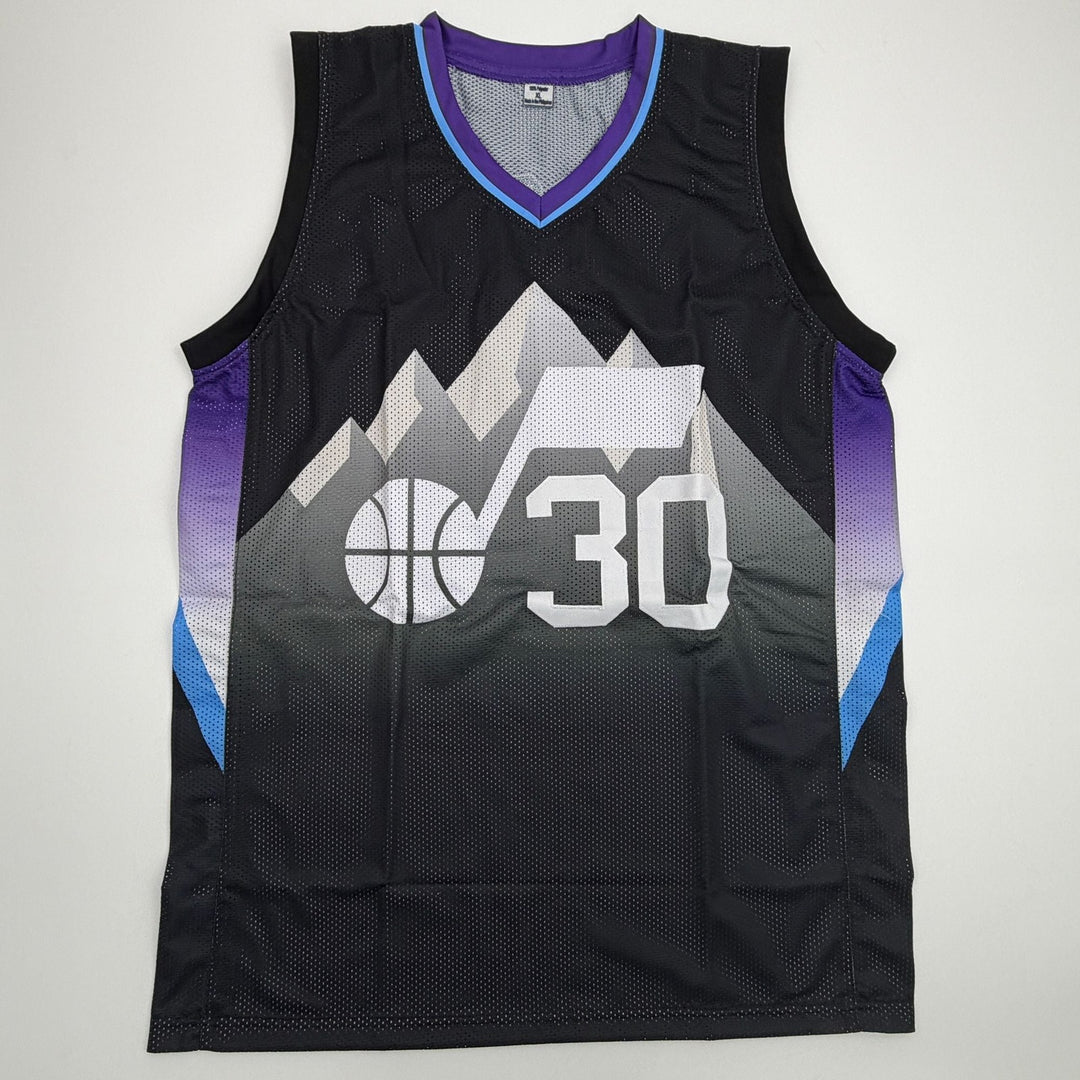 Autographed/Signed Kyle Filipowski Utah Black Basketball Jersey Beckett BAS COA
