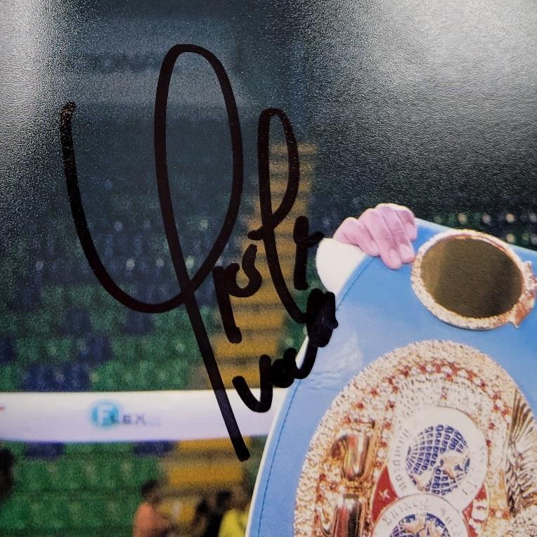 Yokasta Yoka Valle signed Boxing 8x10 photo #6 autograph ~ Beckett BAS Holo