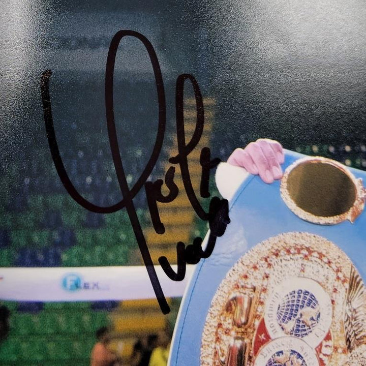 Yokasta Yoka Valle signed Boxing 8x10 photo #6 autograph ~ Beckett BAS Holo