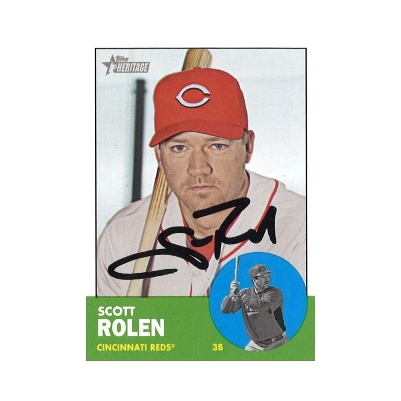 2012 Topps Heritage Scott Rolen Autograph (CX Auth)