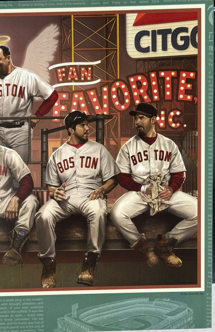 Boston Red Sox Fenway Park Lunch Monstah 12x36 Litho Photo David Ortiz Yaz Fisk