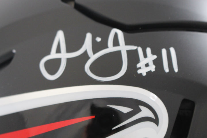 Julio Jones Autographed Atlanta Falcons SpeedFlex Helmet Beckett Witness 56467