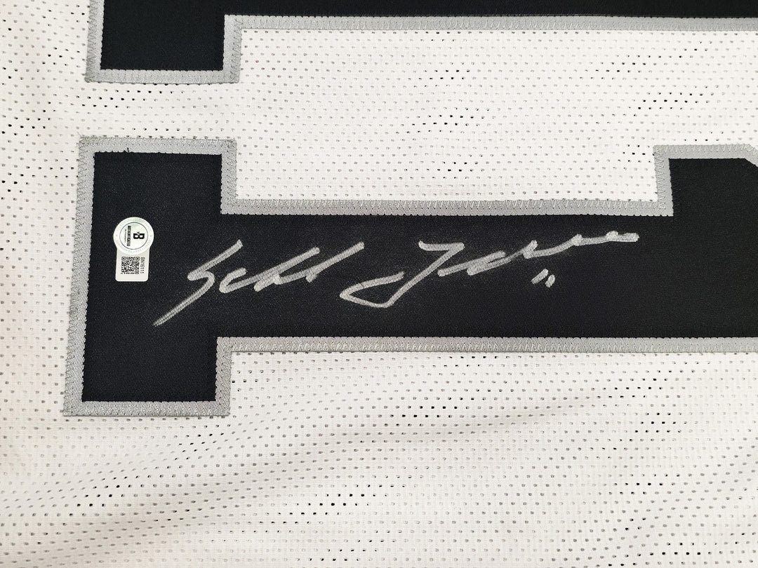 Oakland Raiders Sebastian Janikowski Signed White Jersey Beckett